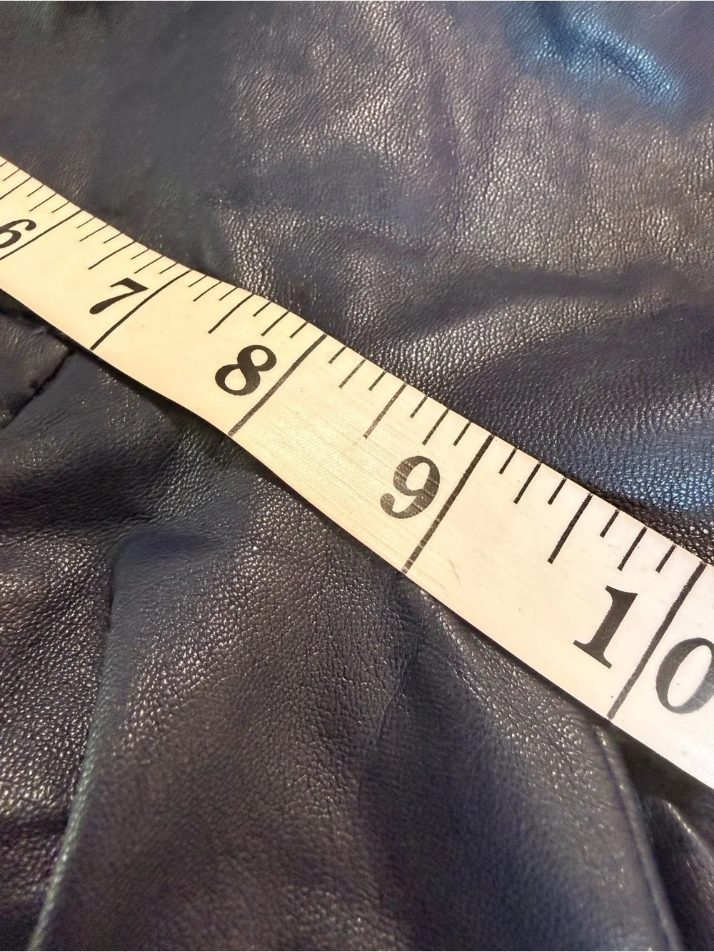 J. Crew Navy Straight-Leg Faux Leather Pants